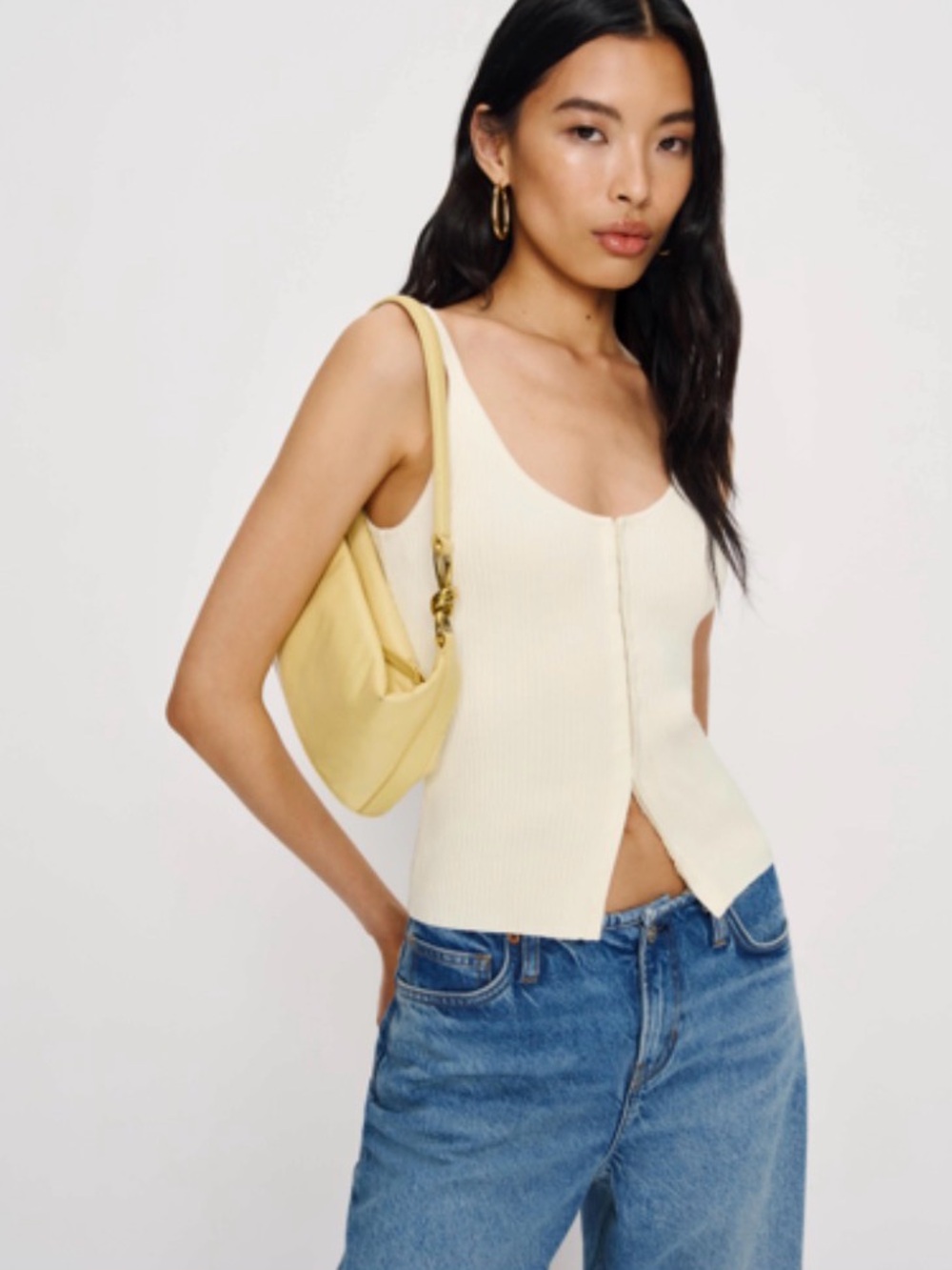 NWT Reformation Eloise Cotton Sweater Tank